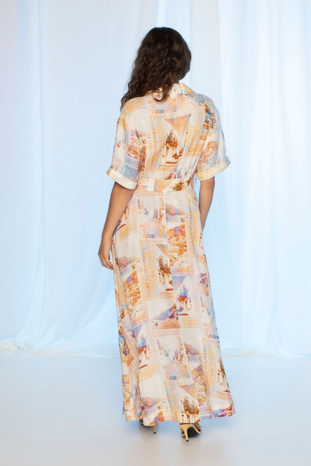 Kachel | Carrie Maxi Dress | Amalfi - Dutch Hideout