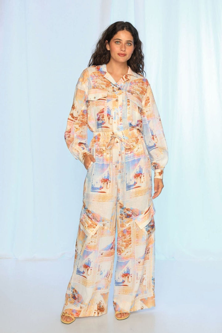 Kachel | Roxanne Cargo Pant | Amalfi