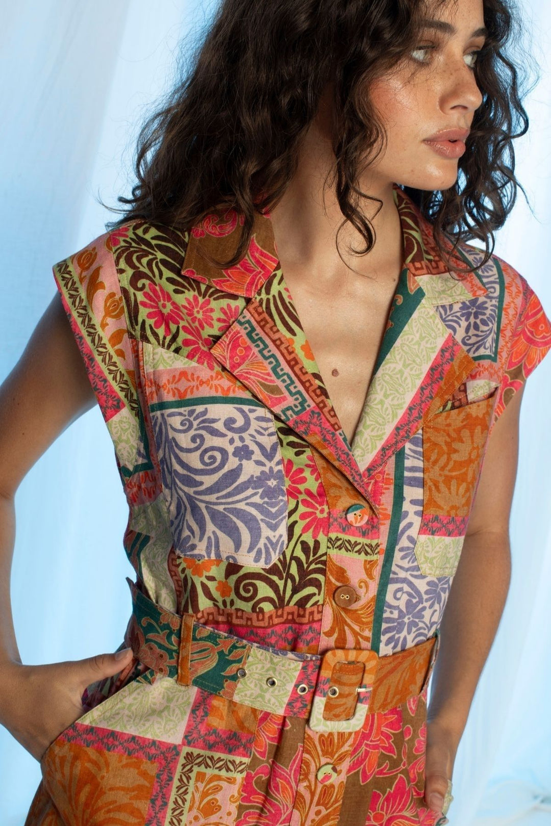 Kachel | Leonie Mini Dress | Multi