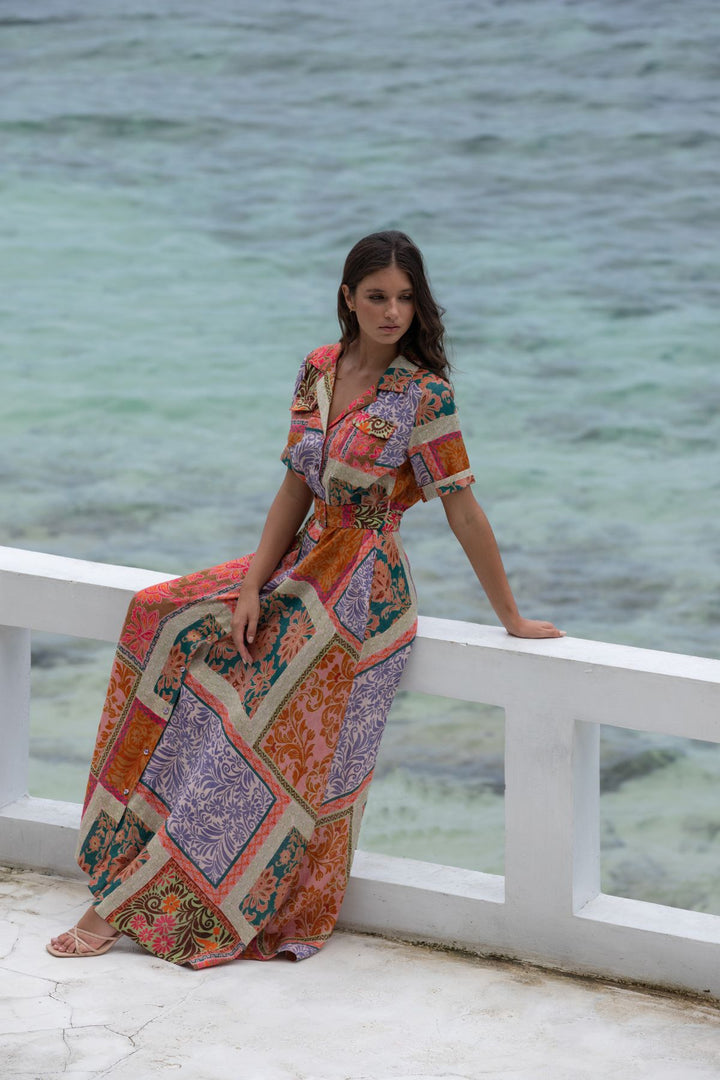 Kachel | Jacqueline Maxi Dress | Multi