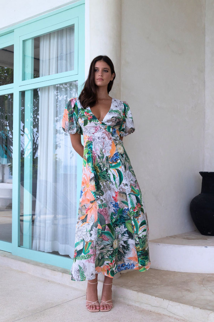 Kachel | Loretta Maxi Dress | Tropicana