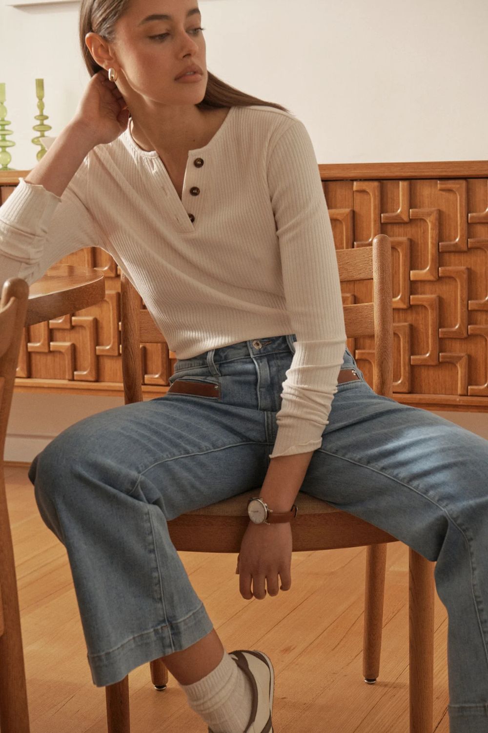 Kireina | Heather Top | Vanilla - Dutch Hideout