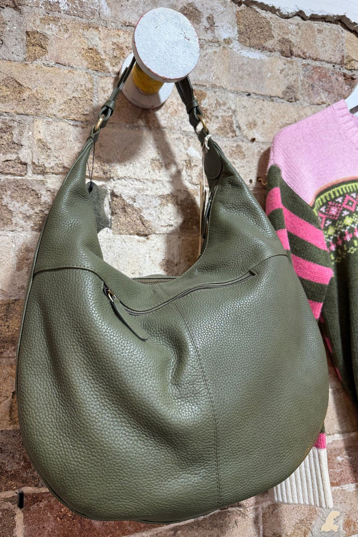Rugged Hide | Toronto Shoulder Bag | Green