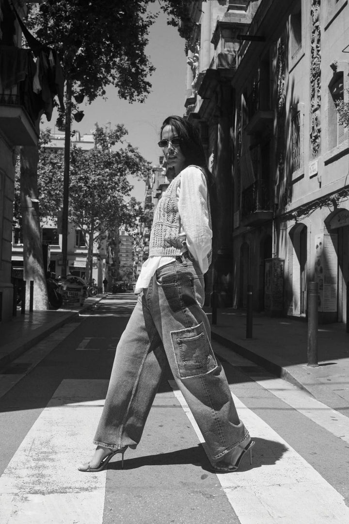 Mos Mosh | Pure Deconstructed Jeans | Light Blue