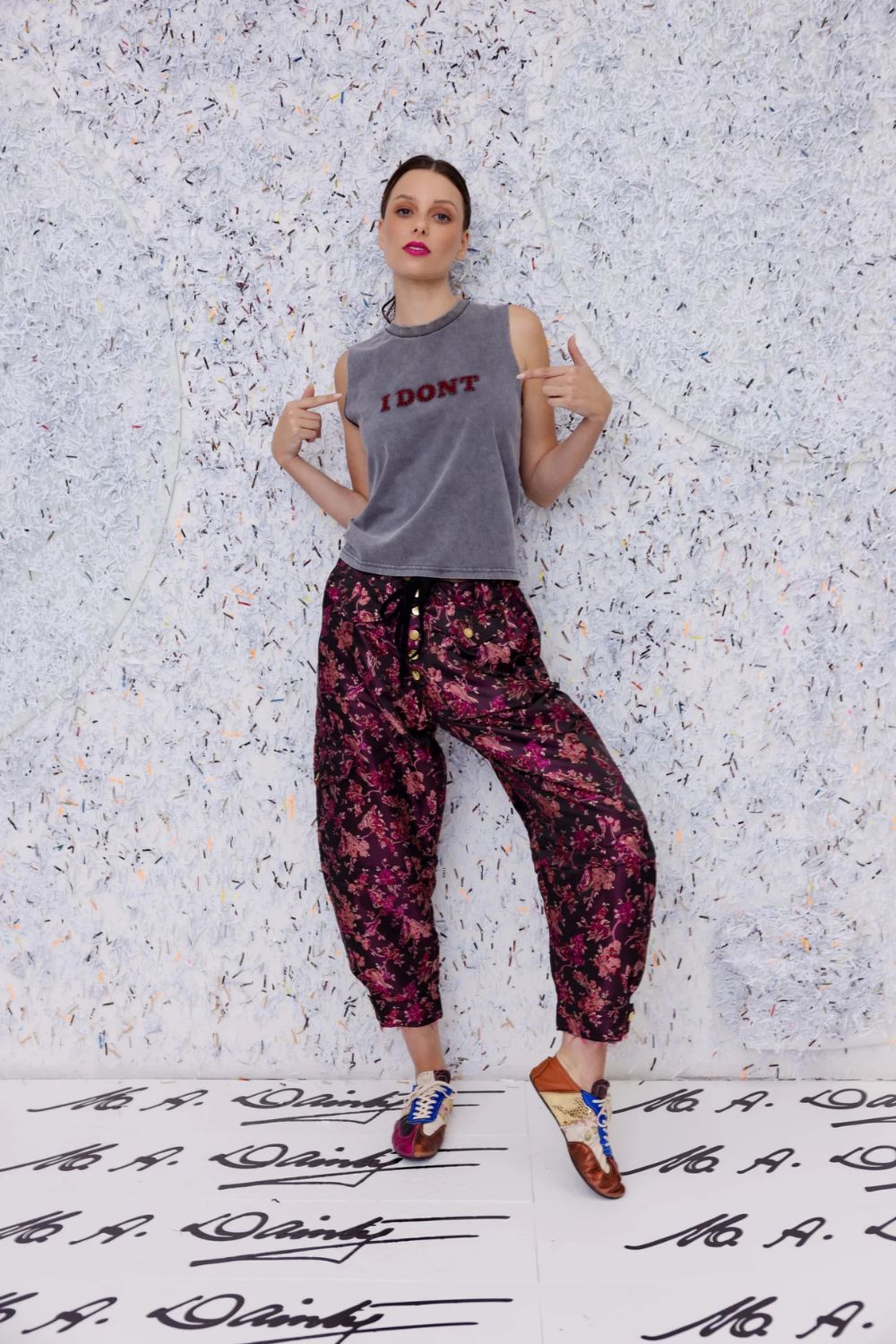 M.A Dainty | Mood | 'I Don't Care' Tee Grey