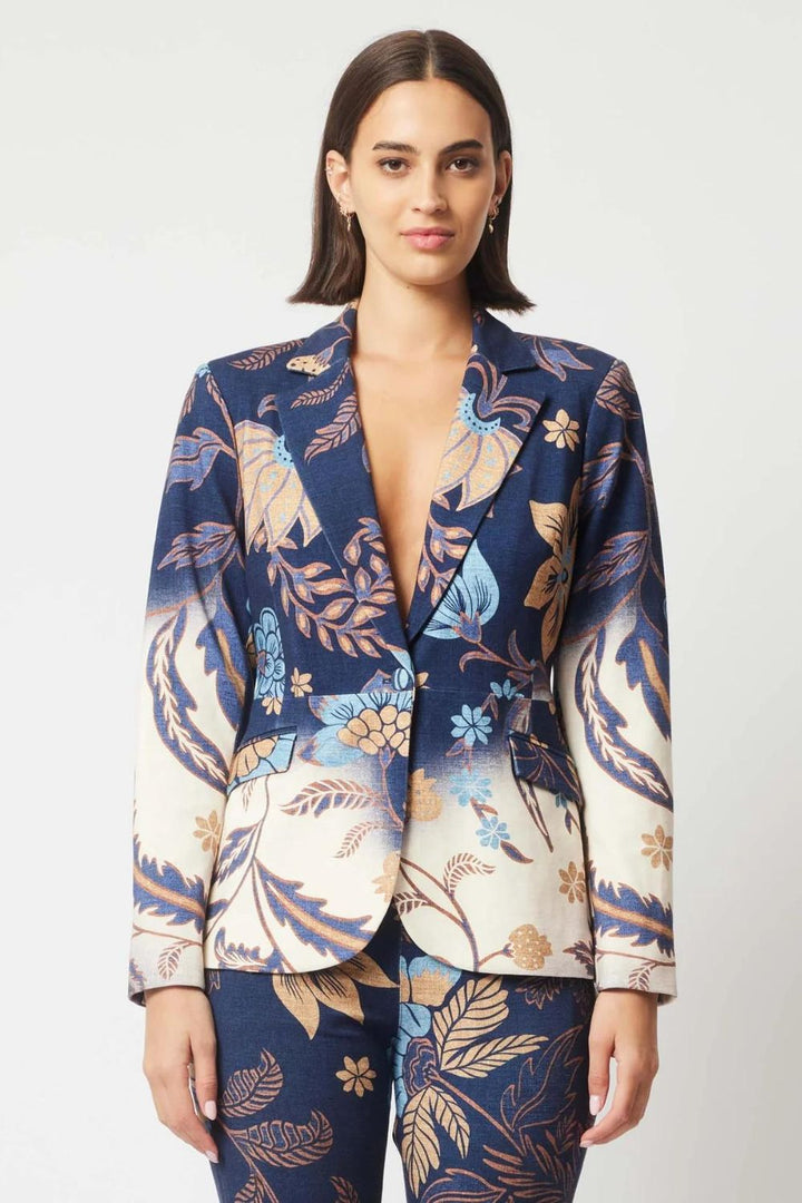 Once Was | Venus Ponte Blazer | Lotus Flower