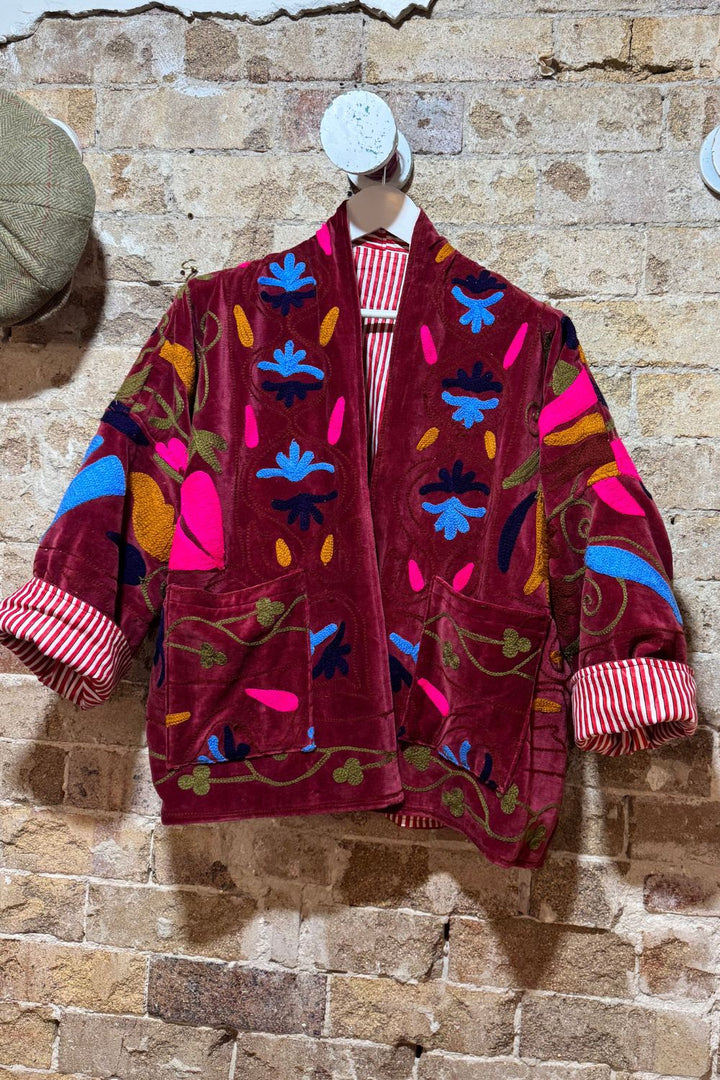 Mon Milou | Embroidered Velvet Jacket | Meera