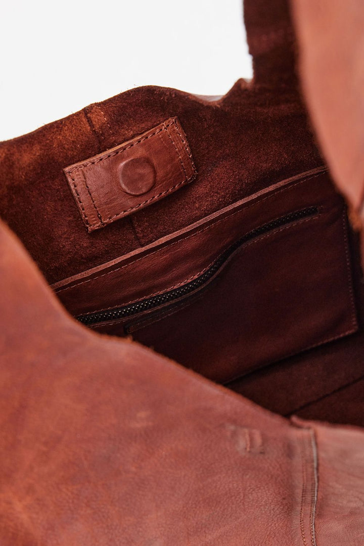 JuJu & Co | Unlined Slouchy | Cognac - Dutch Hideout