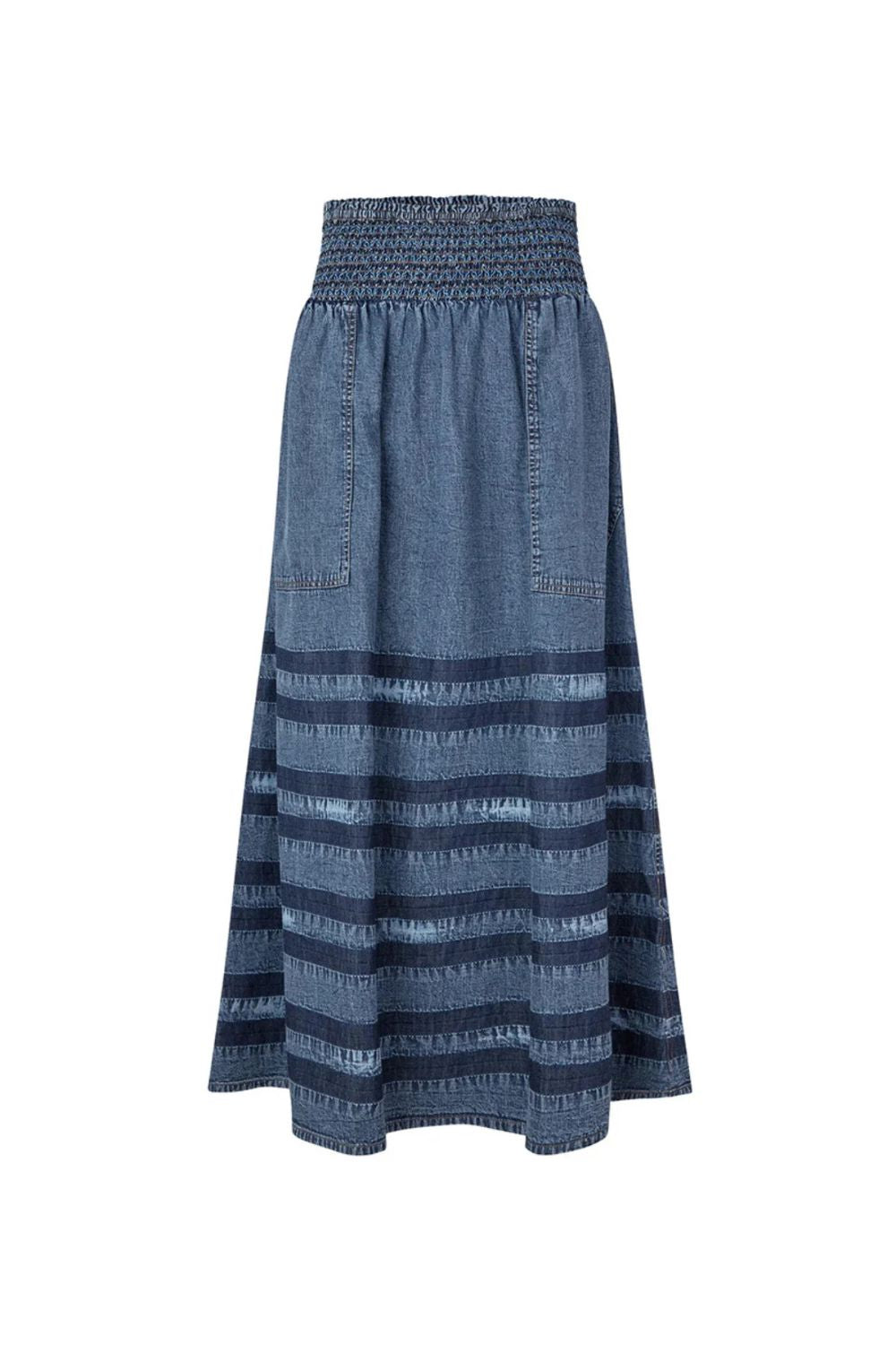 Lollys Laundry | AmondLL Maxi Skirt | Blue - Dutch Hideout