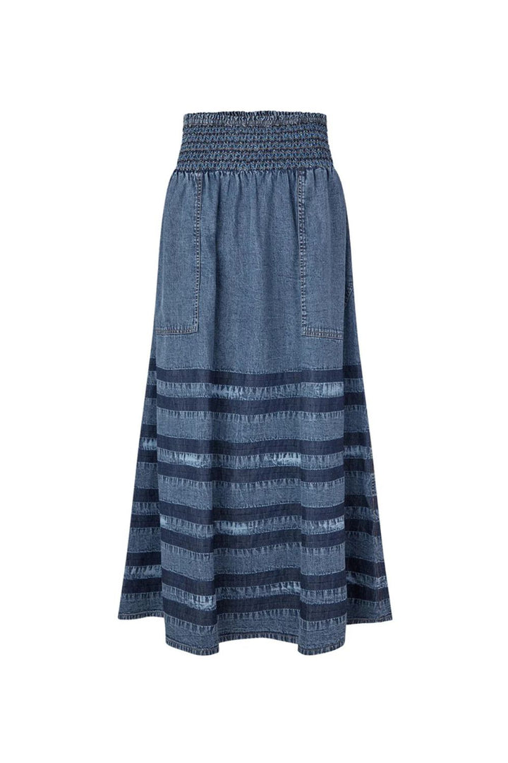 Lollys Laundry | AmondLL Maxi Skirt | Blue - Dutch Hideout
