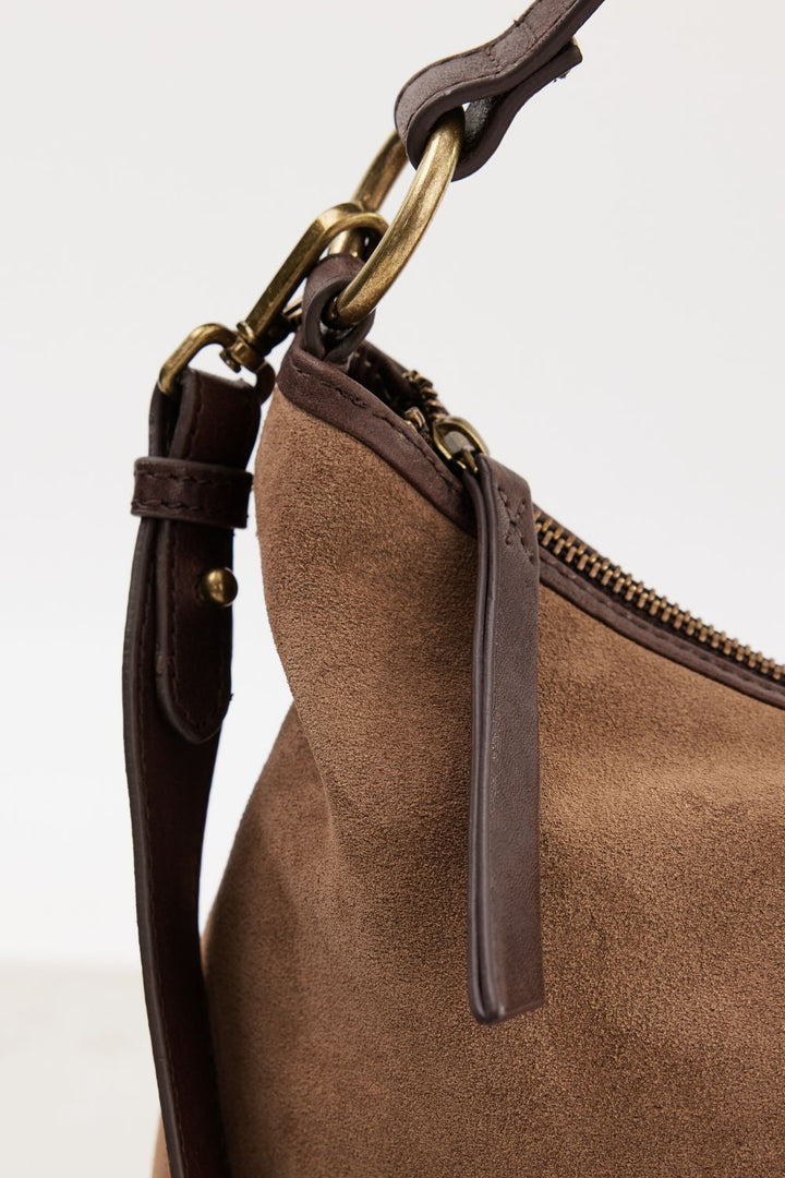 JuJu & Co | Suede Cabas Tote | Chestnut - Dutch Hideout