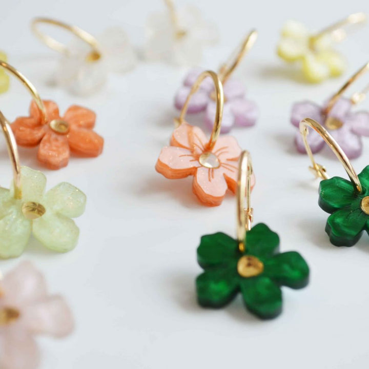 Hagen + Co | Wildflowers Earrings | Peach