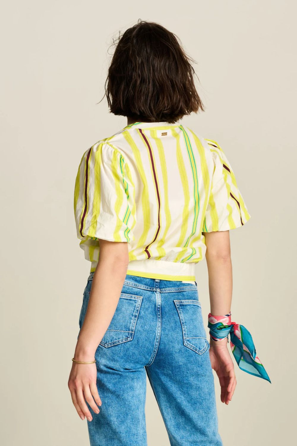 Pom Amsterdam | Blouse | Striped Lemon