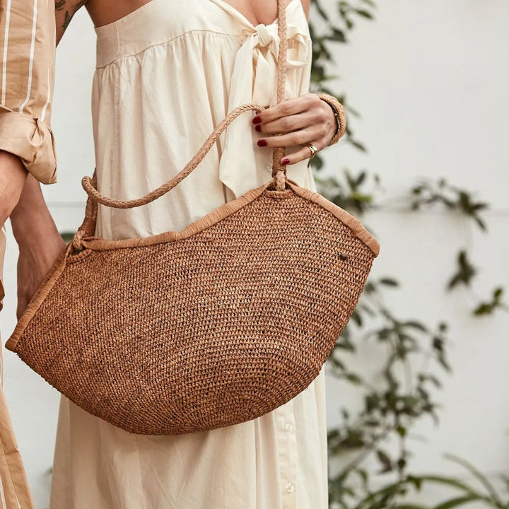 Made in Mada | Aina Medium Bag | Light Brown