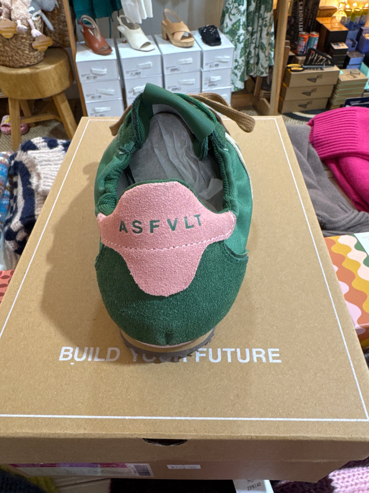 Asfvlt | sneaker - Dk Green Pink