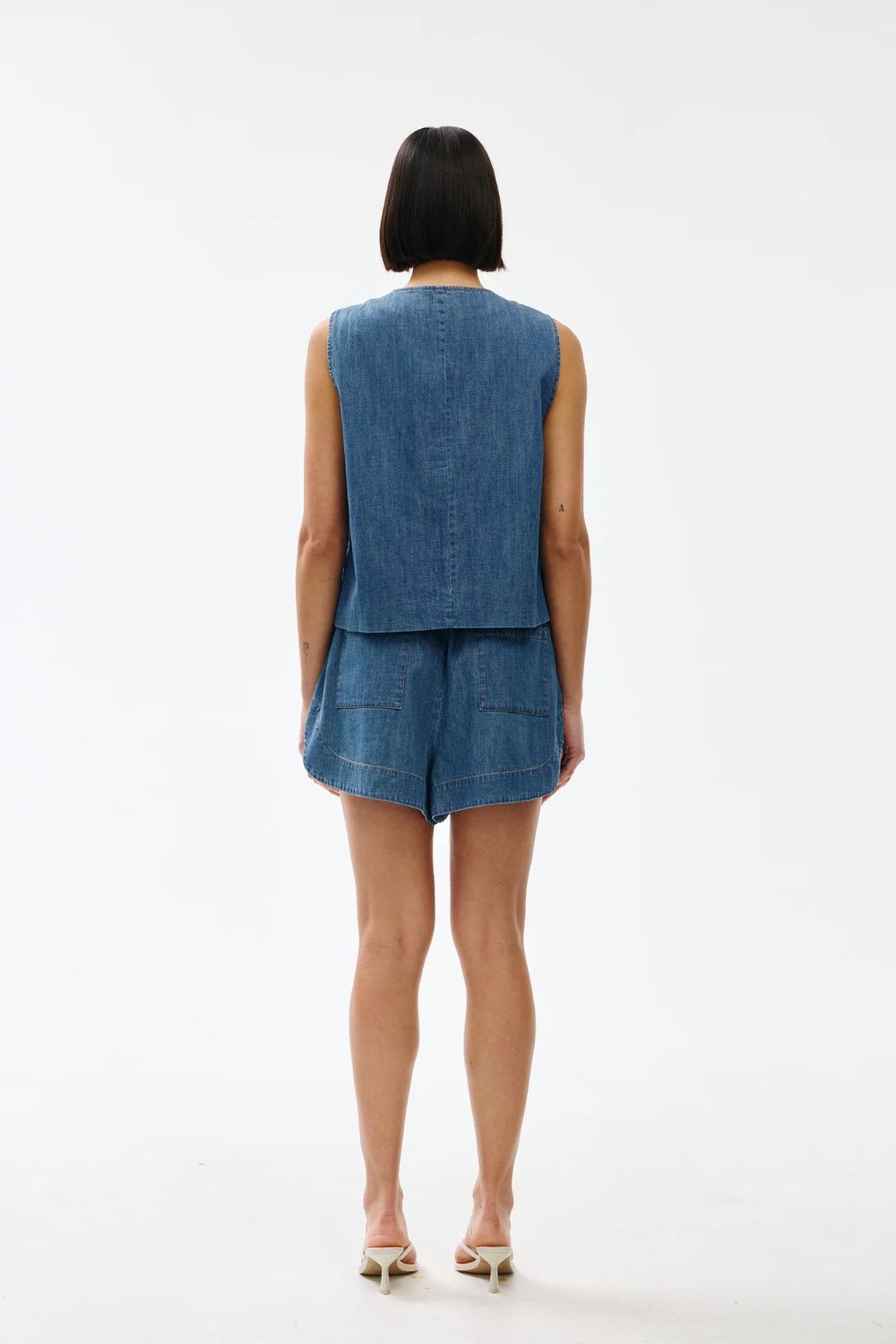 Kinney | Camille Vest | Denim