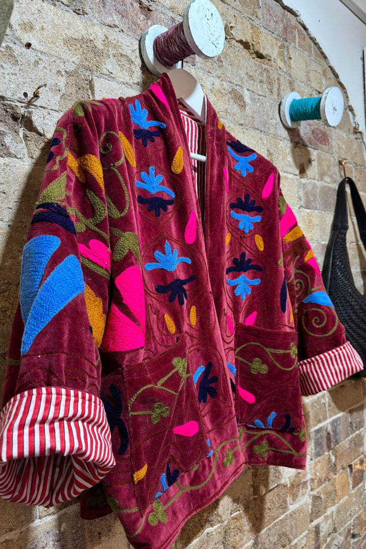 Mon Milou | Embroidered Velvet Jacket | Meera