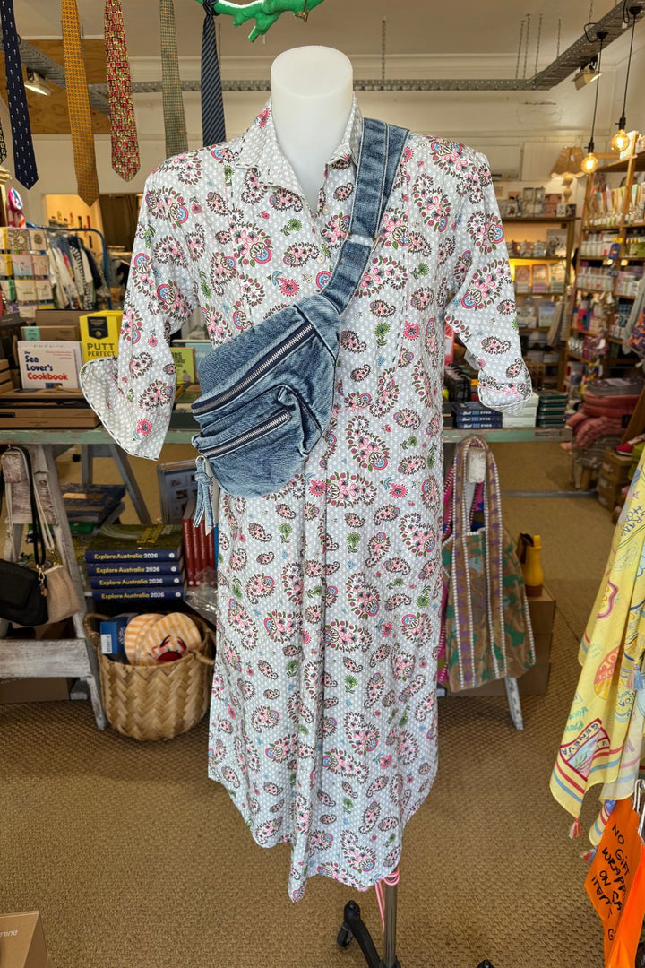 Mandalay Designs | Paisley Mix Shirtdress | Multi