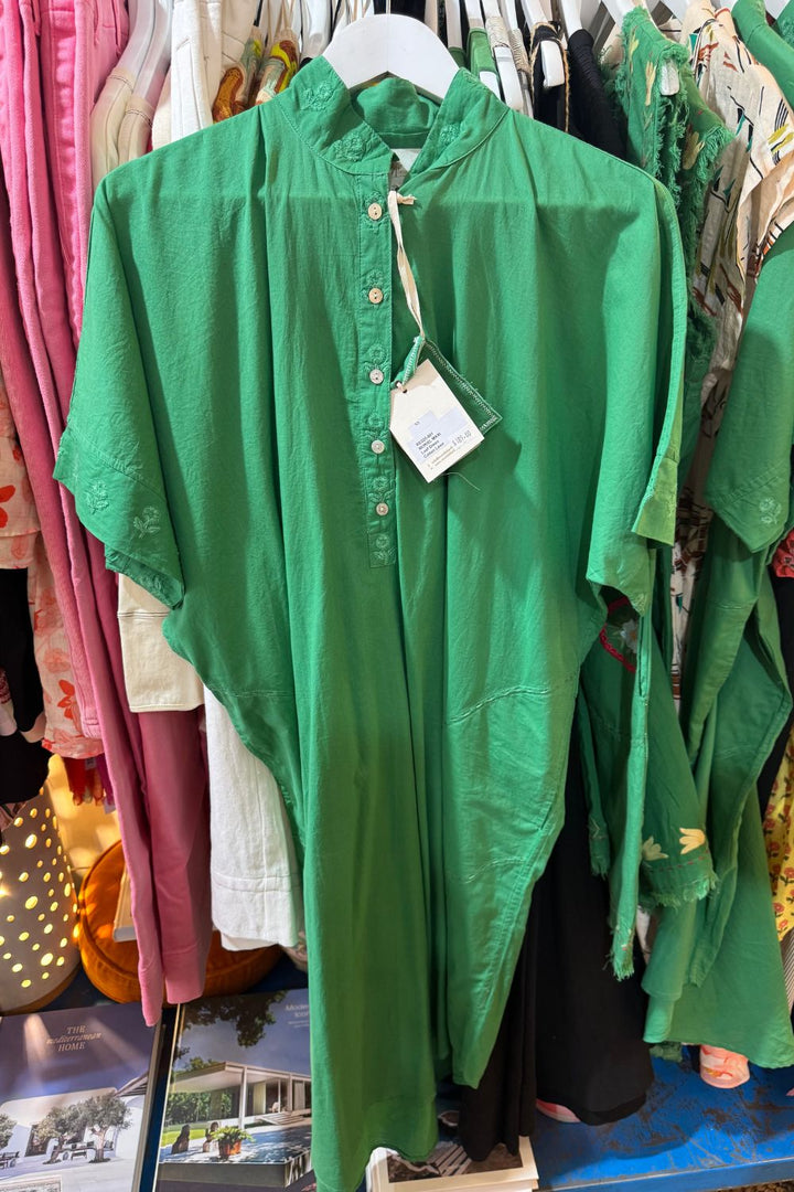 Mandalay Designs | Muriel Maxi Dress -Leaf | Green