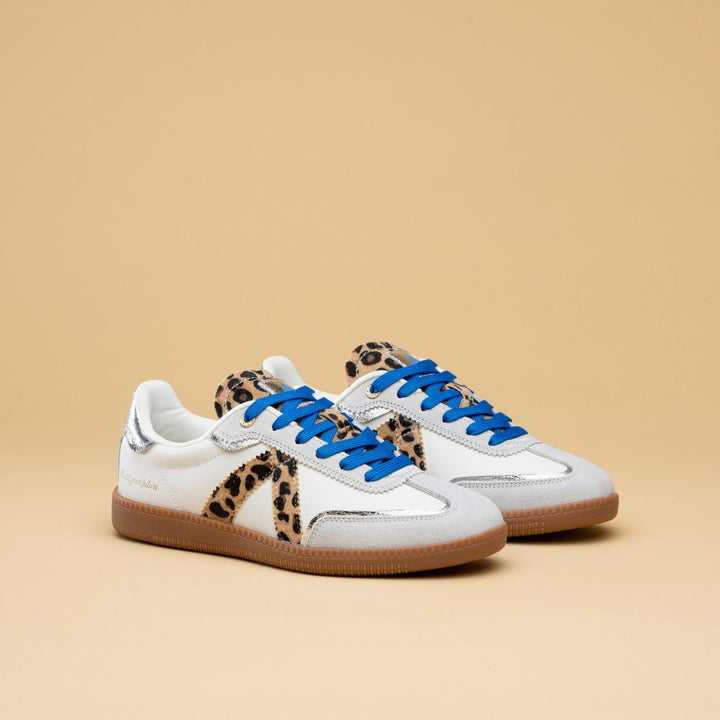 ASFVLT | Elite Classic | White Leopard Pony Hair Silver Blue