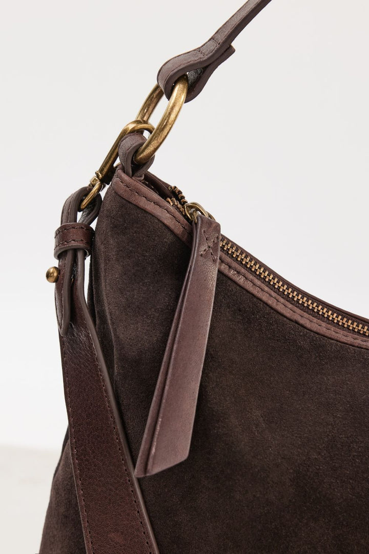JuJu & Co | Suede Slouchy | Chocolate - Dutch Hideout