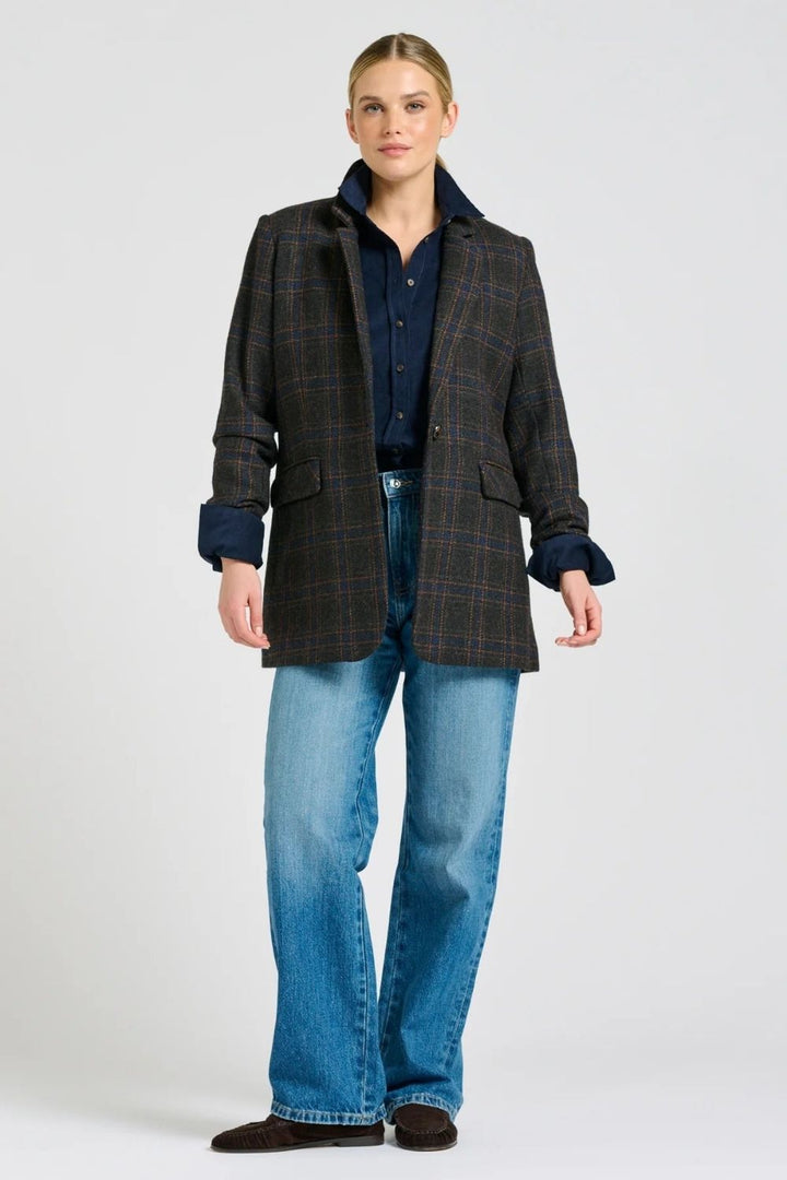 Shirty | The Iris Blazer | Perfect Plaid - Dutch Hideout