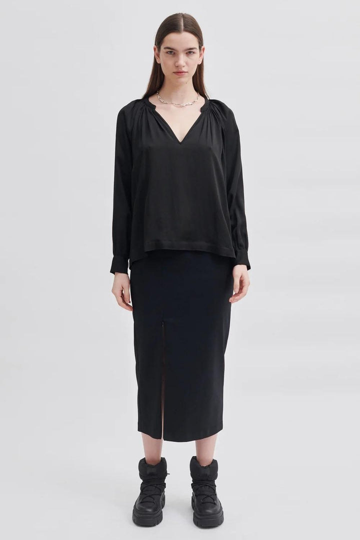Second Female | Anour Pencil Skirt | Black