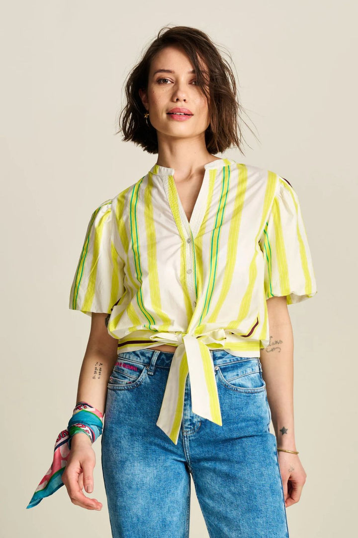 Pom Amsterdam | Blouse | Striped Lemon