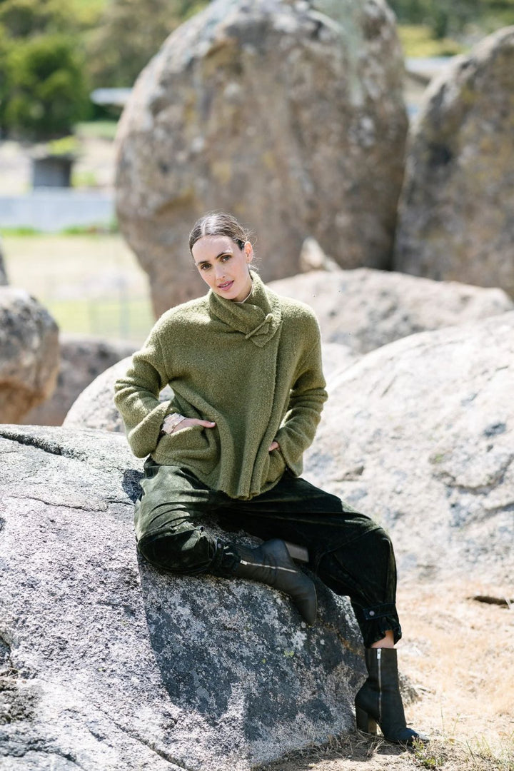 M.A Dainty | Trucker Jean | Moss - Dutch Hideout