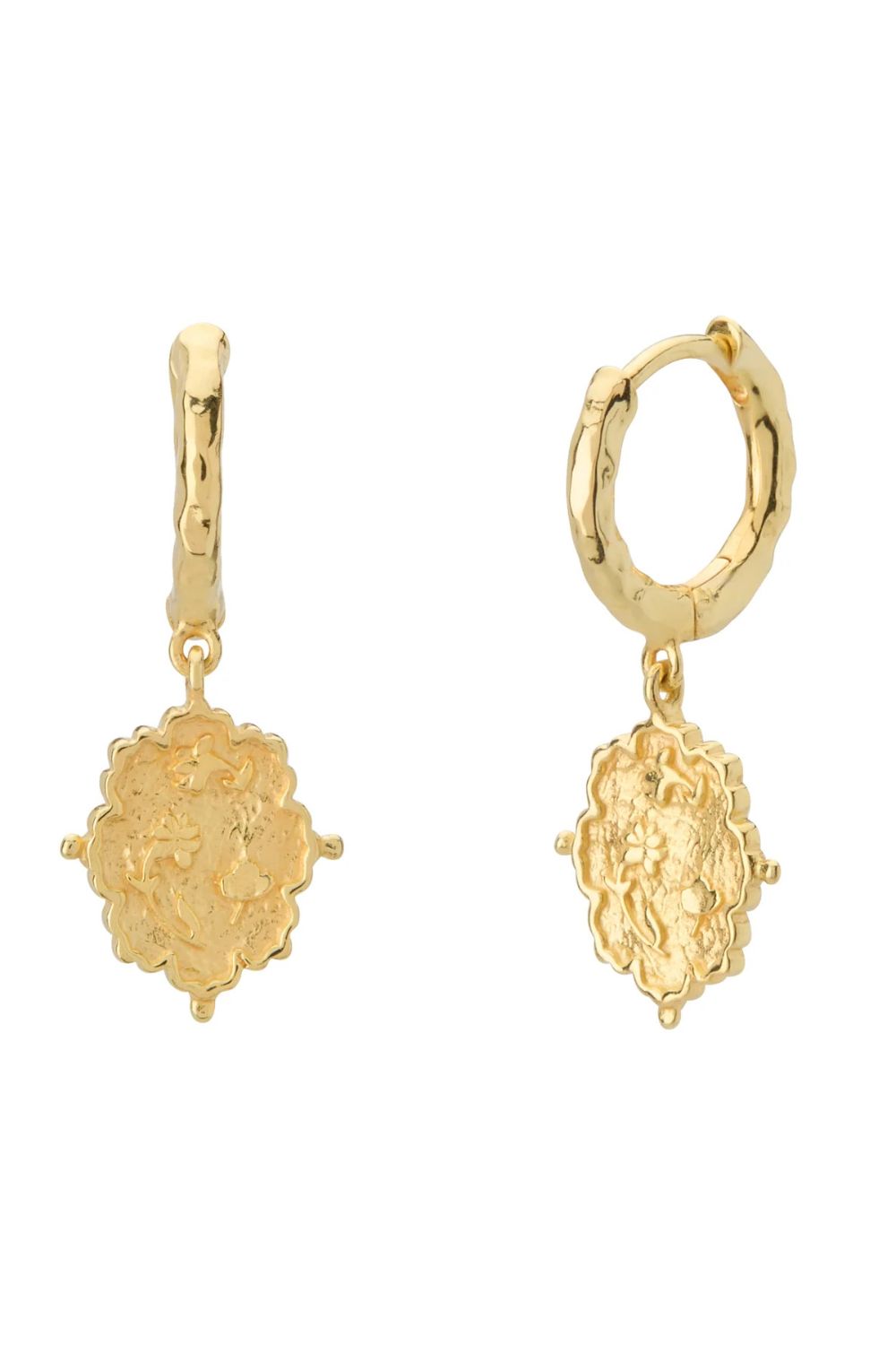 Murkani | Loved Always Huggie | Yellow Gold Plated - Dutch Hideout