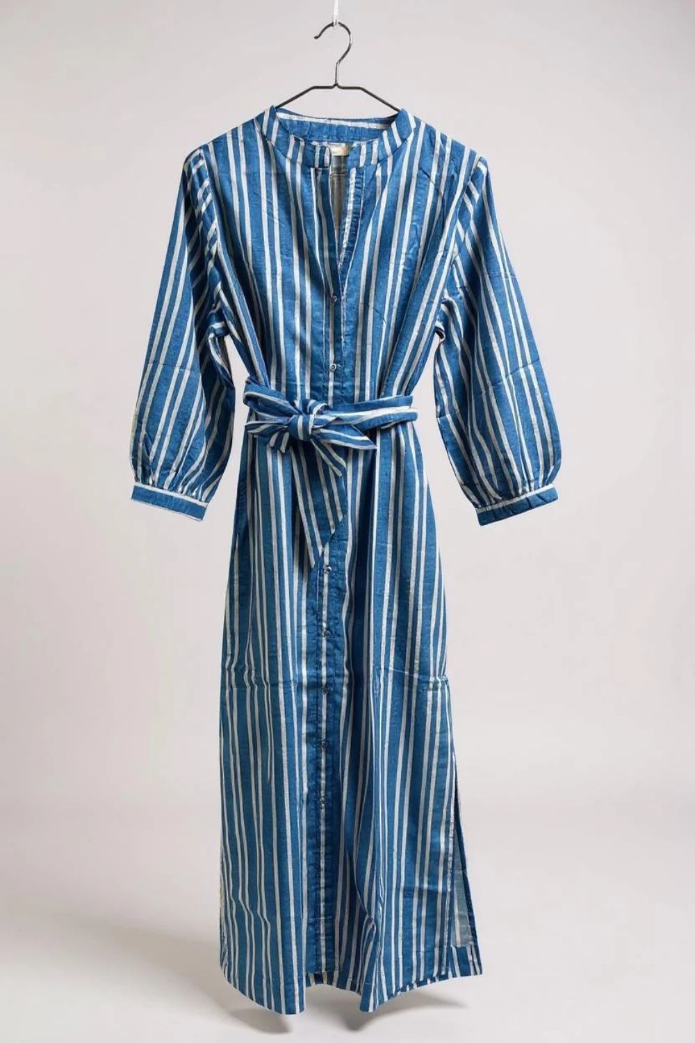LOLA | Cirque Stripe Maxi Dress | Stripe Cornflower