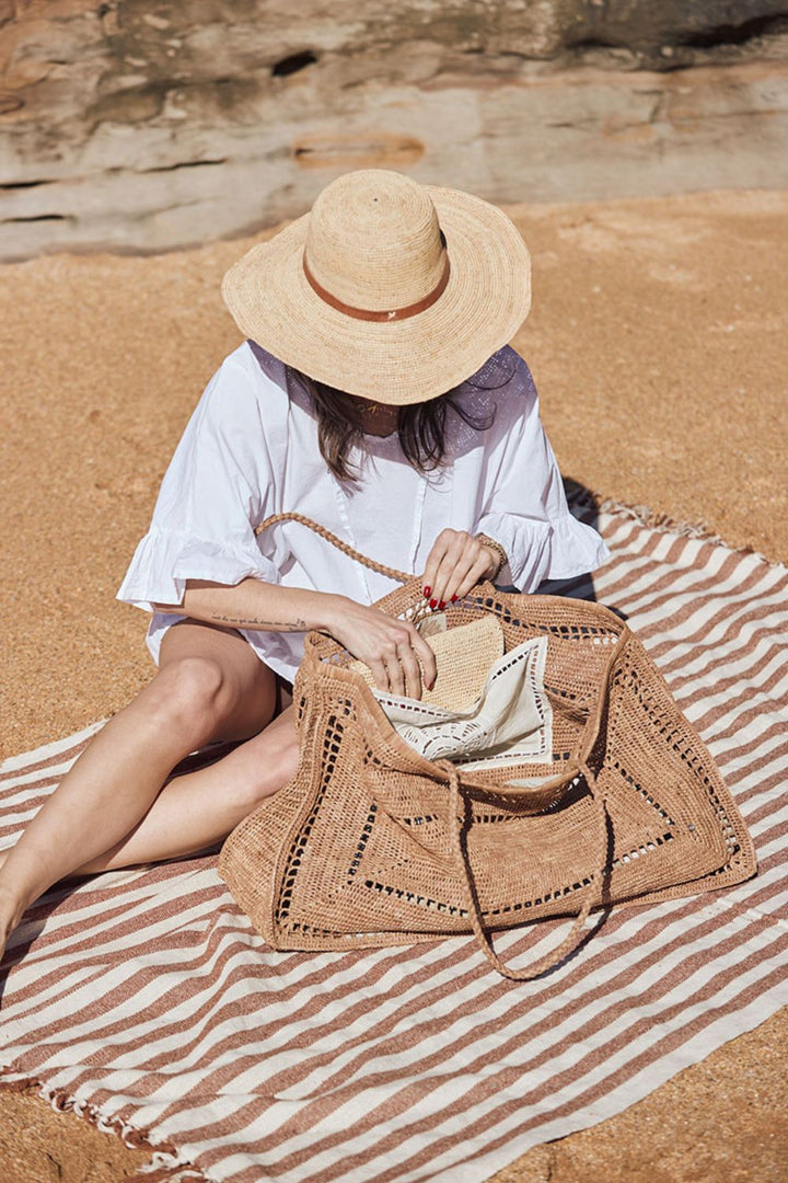 Made in Mada | Alice 3 XXL Jour Bag | Light Brown