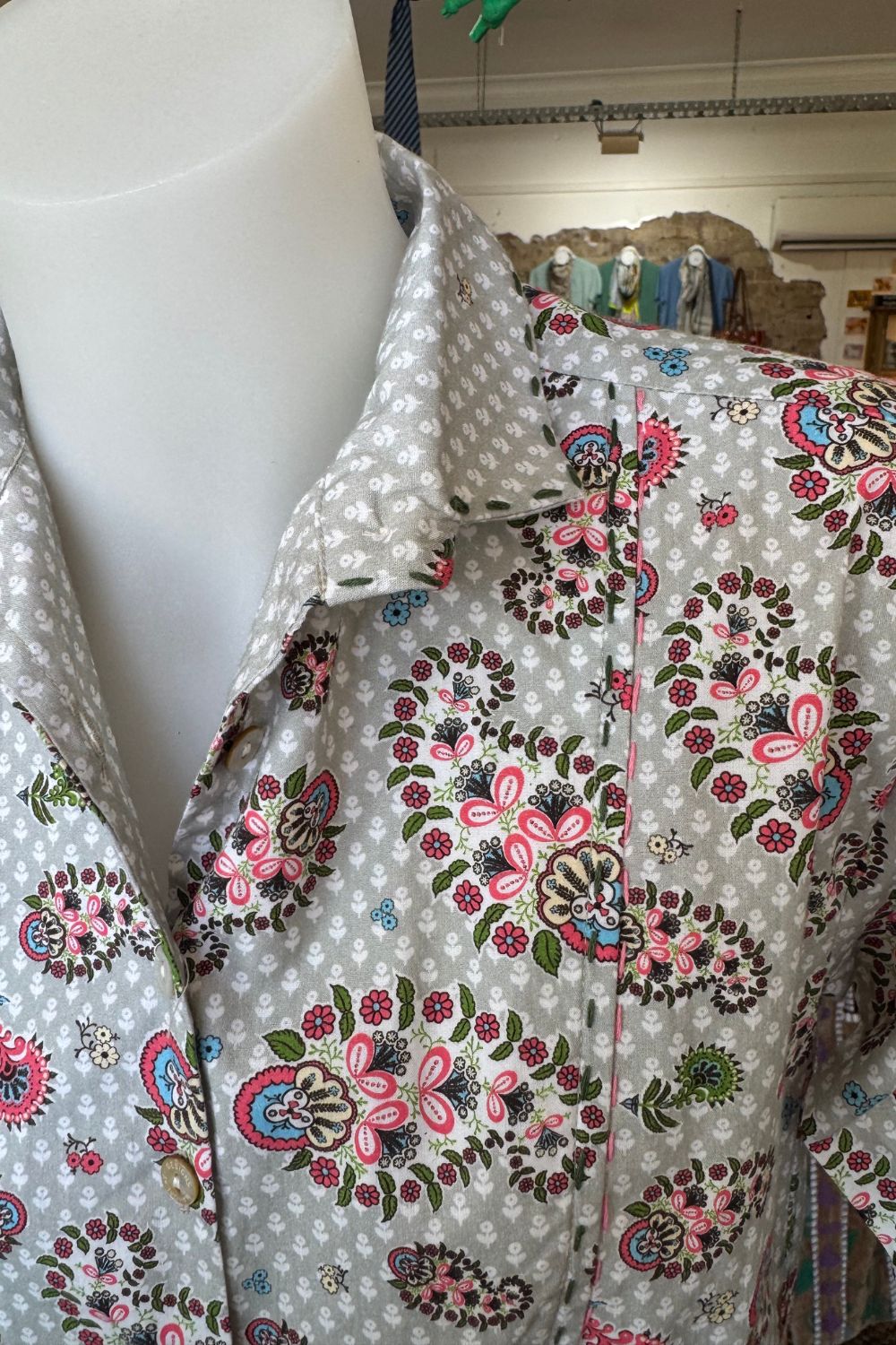 Mandalay Designs | Paisley Mix Shirtdress | Multi