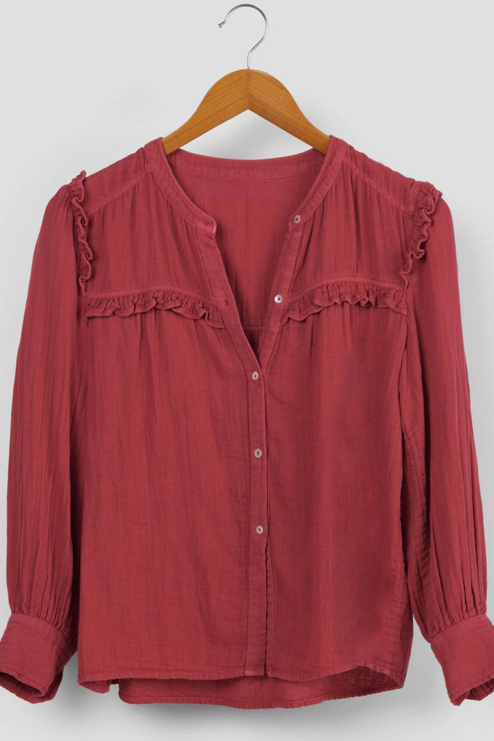 Marie Louise de Monterey | Isabella Blouse | Red