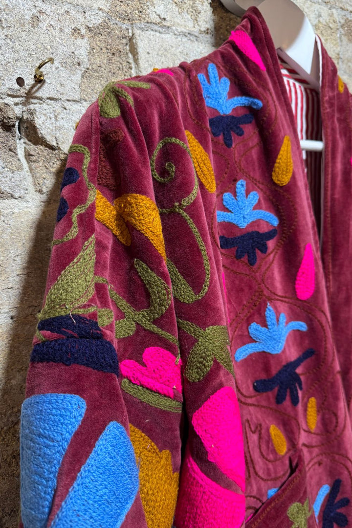 Mon Milou | Embroidered Velvet Jacket | Meera