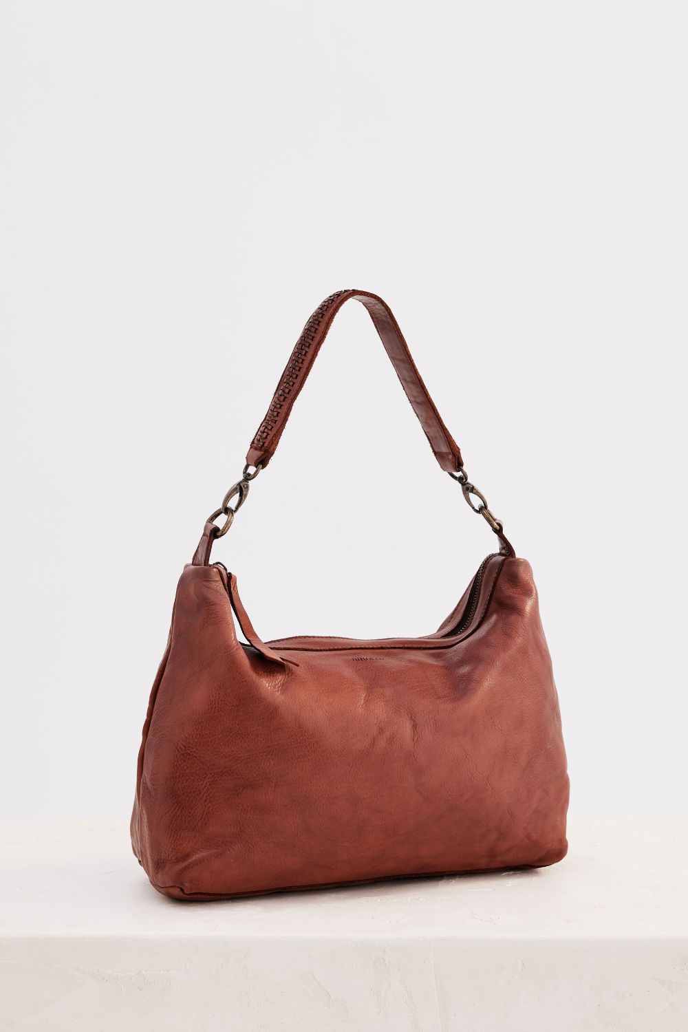 JuJu & Co | Signature Slouchy Bag | Cognac - Dutch Hideout