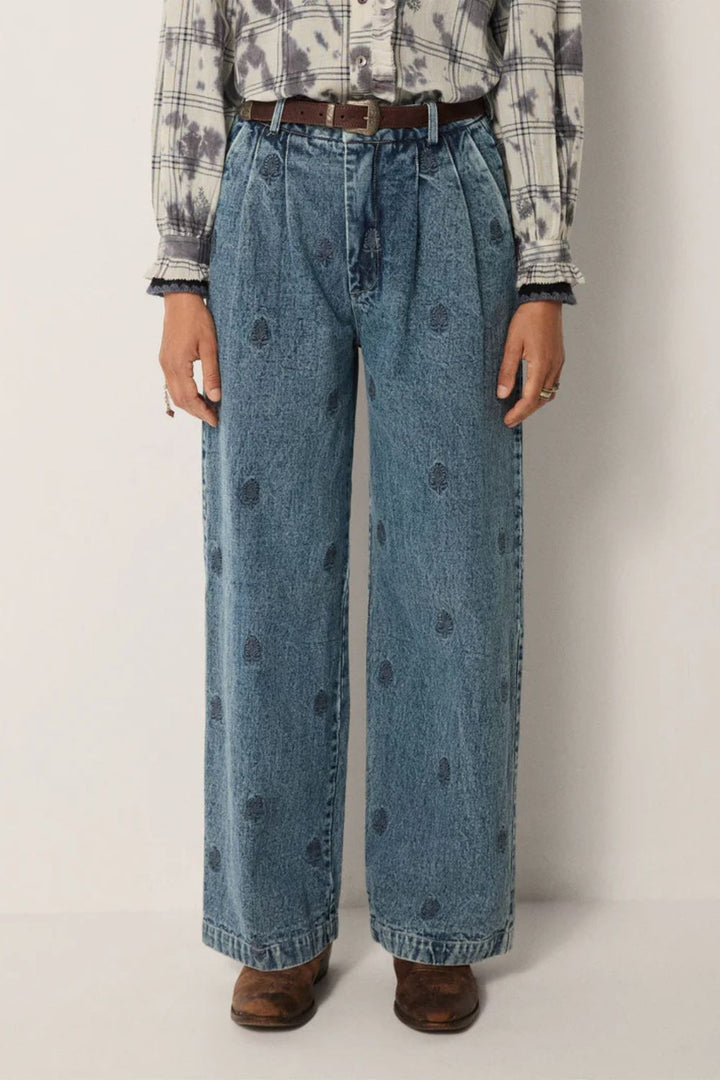 Maison Hotel | Paco Pant | Hamptons Blue - Dutch Hideout