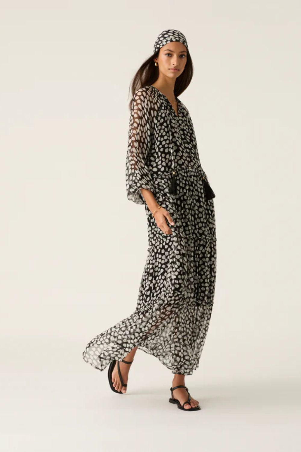 Mos the Label | Ava Spot Midi Dress