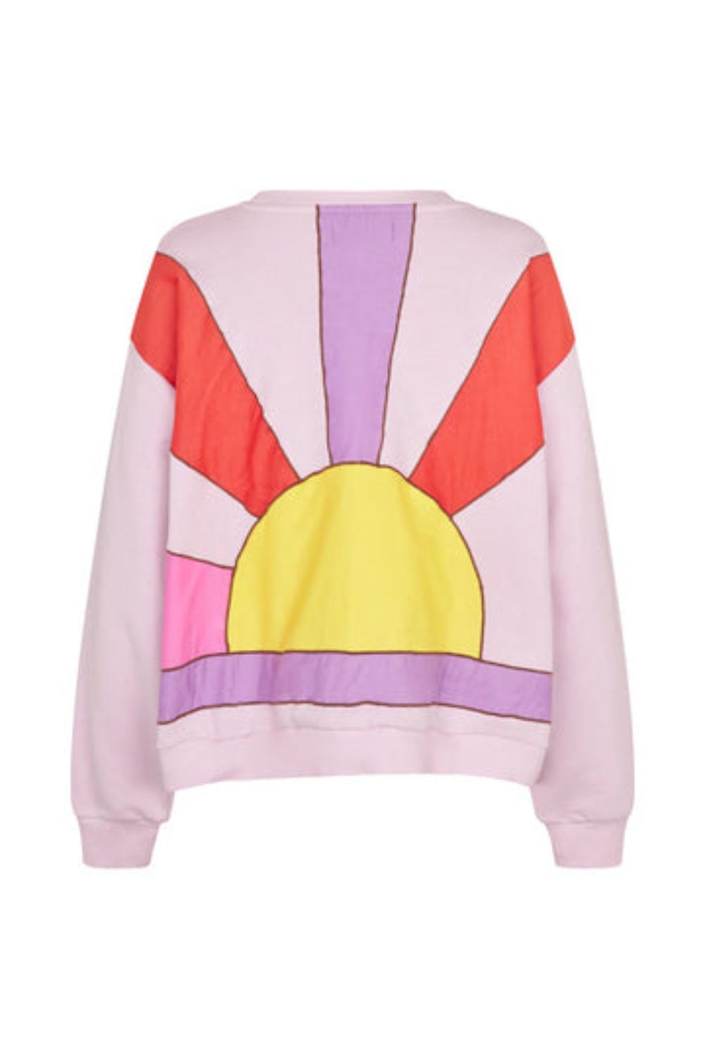Lollys Laundry | SydneyLL Sunset Sweatshirt LS | Light Pink - Dutch Hideout