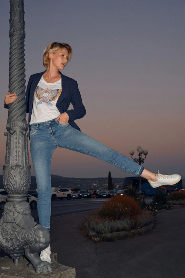 Mosh Mosh I Gethi Deco Tee I White