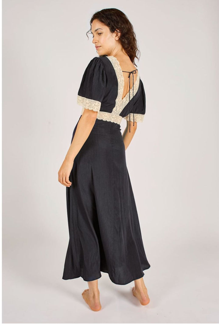 Traffic People | Midnight Lace Felicity Dress | Navy