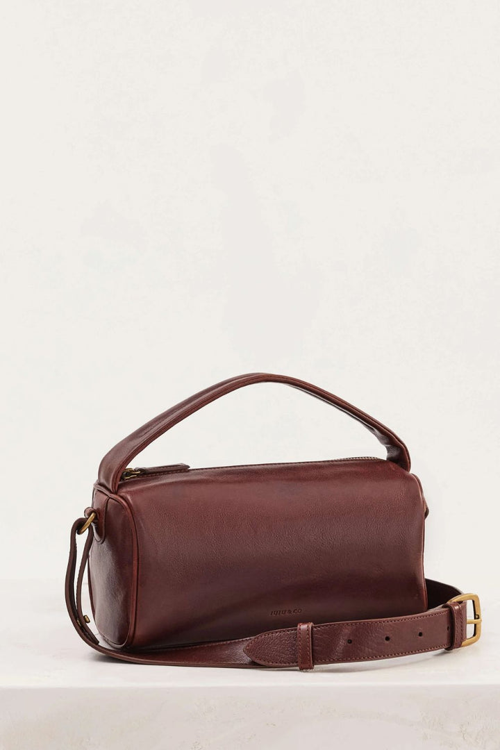 JuJu & Co | Small Bolster Bag | Maple - Dutch Hideout