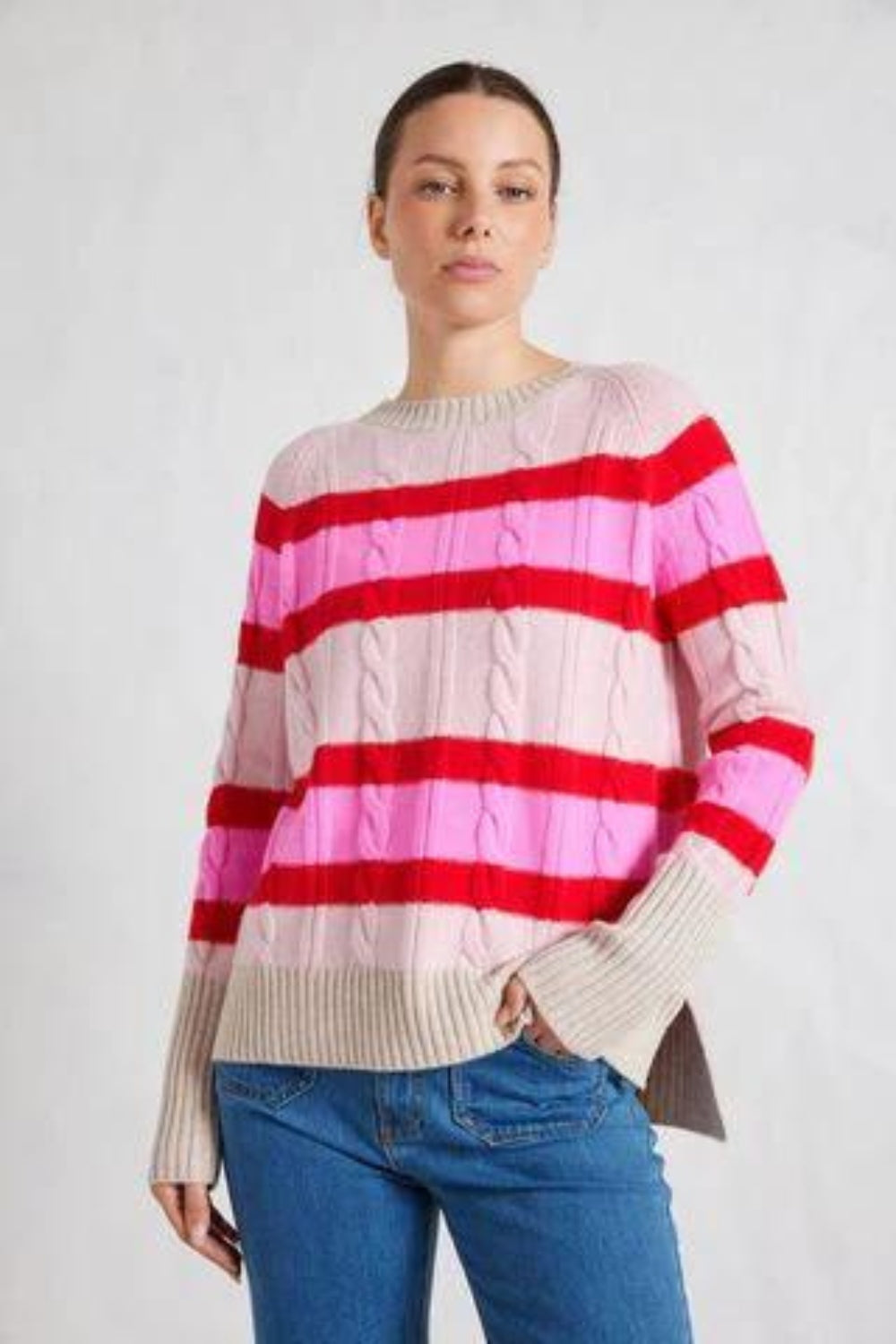 Alessandra | Leighton Sweater | Tuberose
