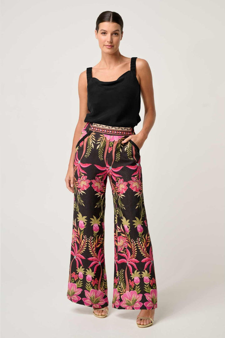Once Was | Delray Reversible Cupro Cami | Black