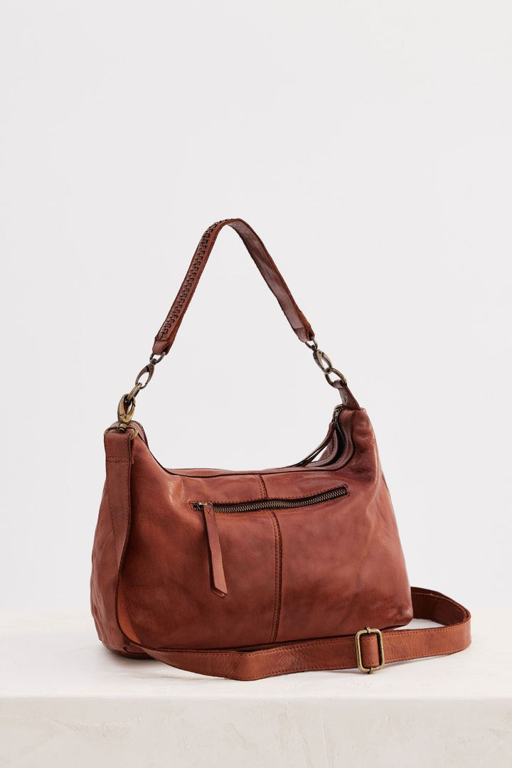 JuJu & Co | Signature Slouchy Bag | Cognac - Dutch Hideout