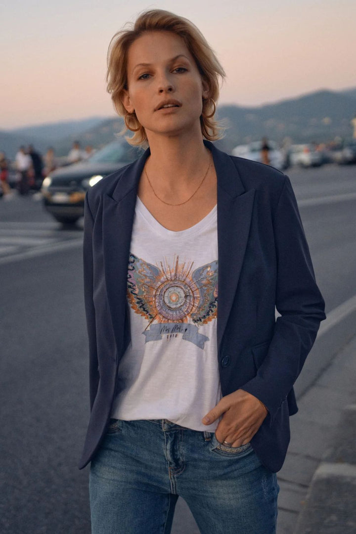 Mosh Mosh I Gethi Deco Tee I White