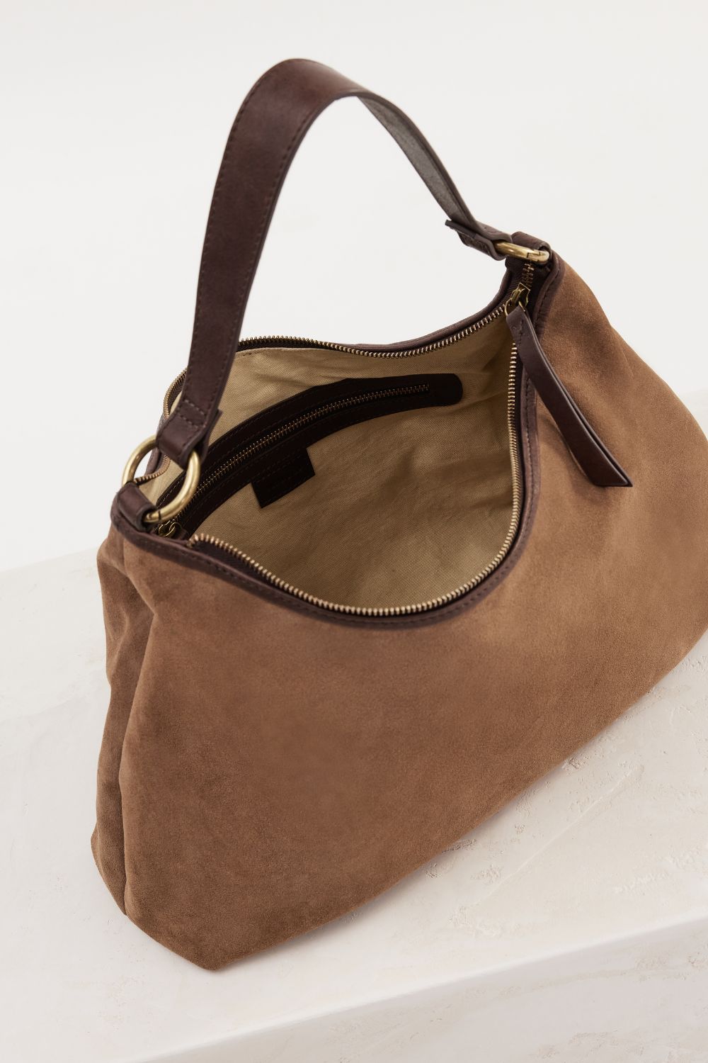 JuJu & Co | Suede Slouchy | Chestnut - Dutch Hideout