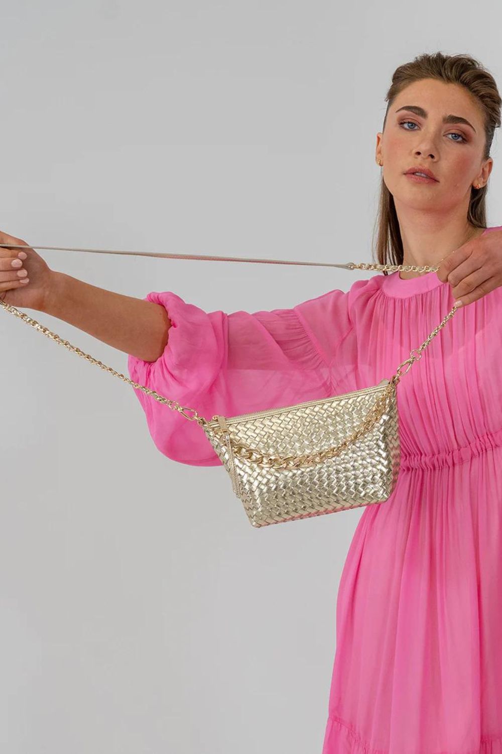 Arlington Milne | Agnes Bag | Gold Weave