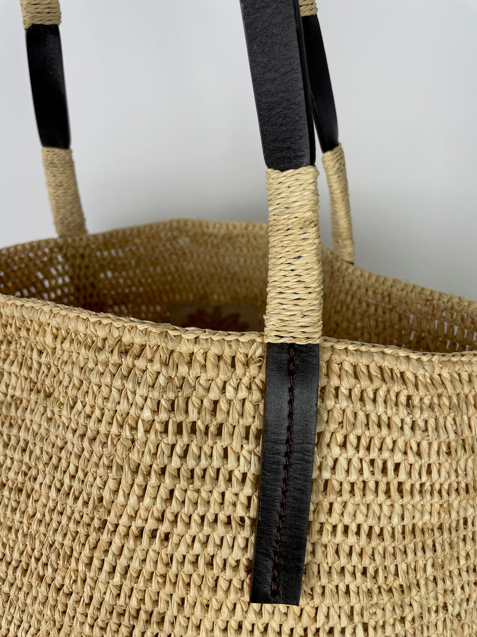 Made in Mada | Alice M Leather Straps Bag | Tea