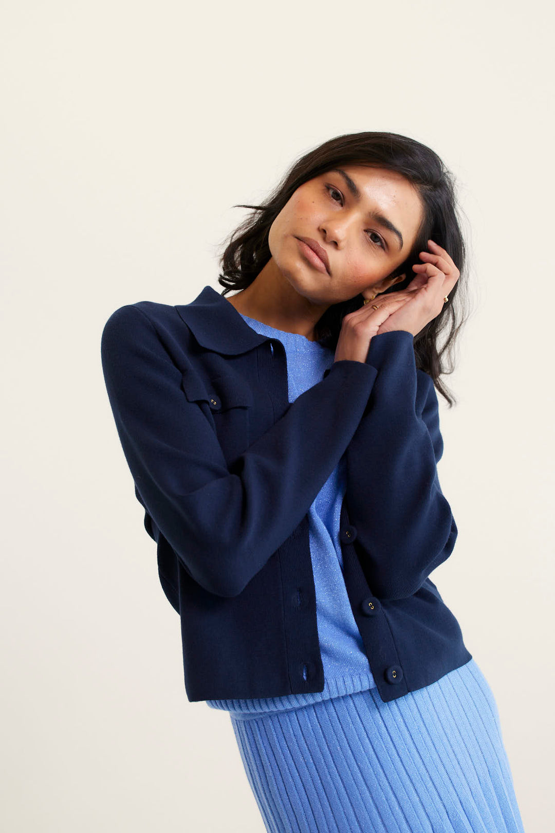 Alessandra | Carter Jacket | Navy
